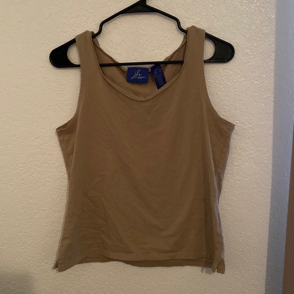 Brown tank top for women